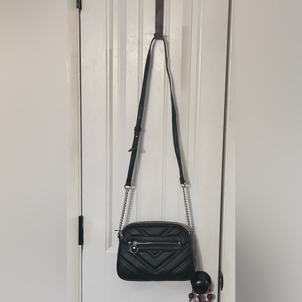 Black crossbody bag